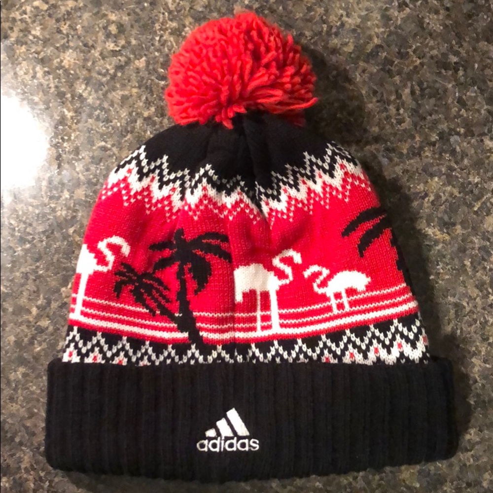 BRAND NEW ADIDAS REDWINGS HOCKEY KNIT BALL HAT